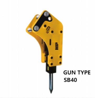 APPLICABLE GUN TYPE ROCK EXCAVATOR HYDRAULIC BREAKER ALLOY STEEL SB 40 0.8-2.5 TON FOR EXCAVATOR DOOSAN, SANY