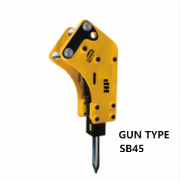 APPLICABLE GUN TYPE ROCK EXCAVATOR HYDRAULIC BREAKER ALLOY STEEL SB 45 1.2-3 TON FOR EXCAVATOR DOOSAN