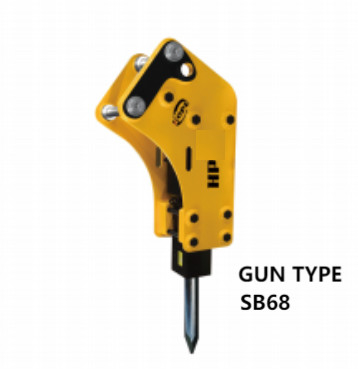 APPLICABLE GUN TYPE ROCK EXCAVATOR HYDRAULIC BREAKER ALLOY STEEL SB 68 4-6 TON